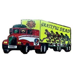 Grateful Dead - Keep on Truckin' Collectible Lapel Hat Pin